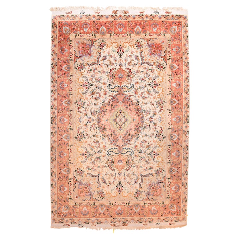 Vintage Tabriz Rug For Sale at 1stDibs