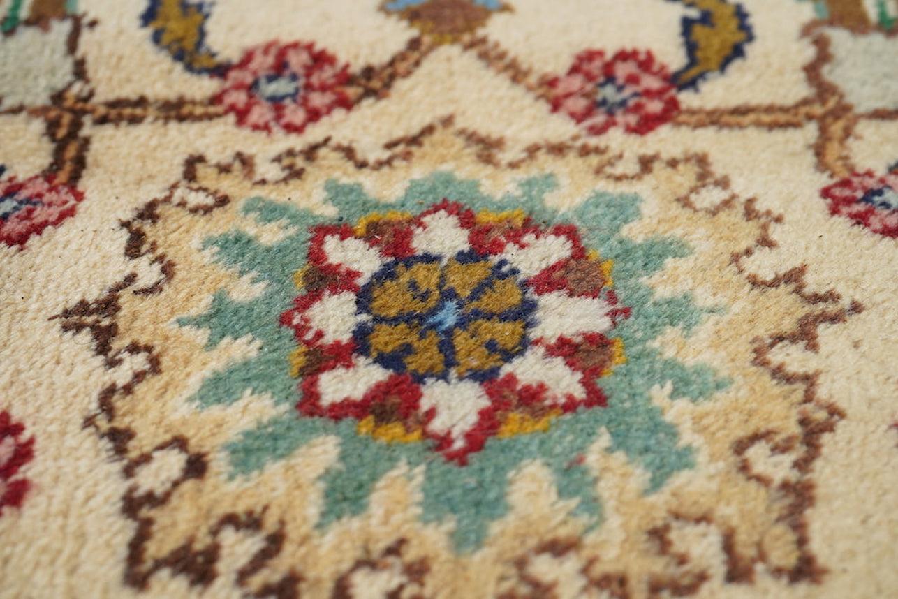 Tappeto Vintage Tabriz 7'11'' x 11'5'' in vendita 1