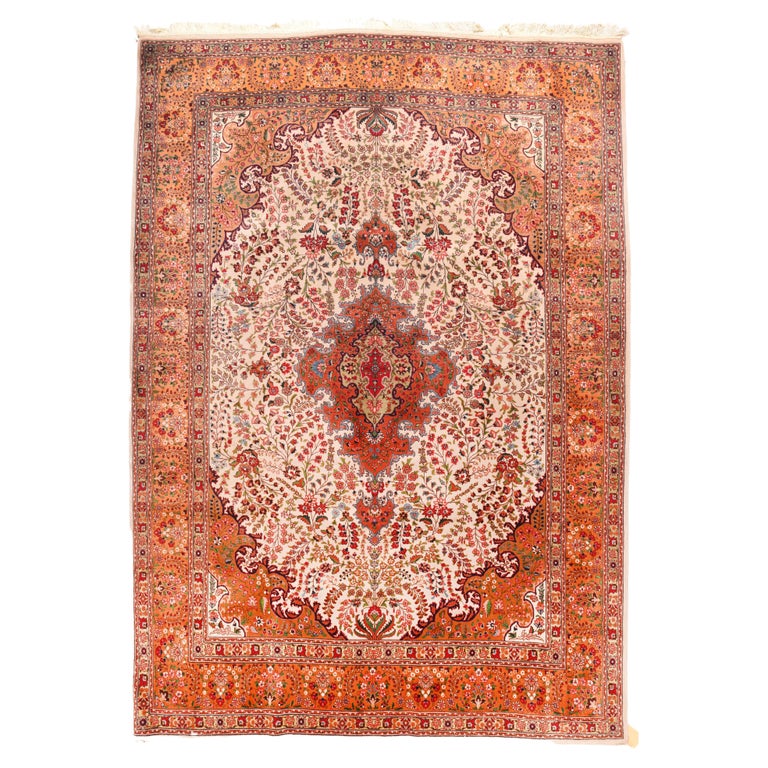 Vintage Tabriz Rug For Sale at 1stDibs