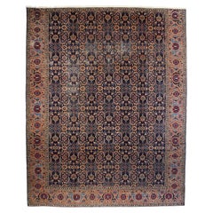 Persischer Täbris-Teppich im Vintage-Stil 8'10'' x 11'2''