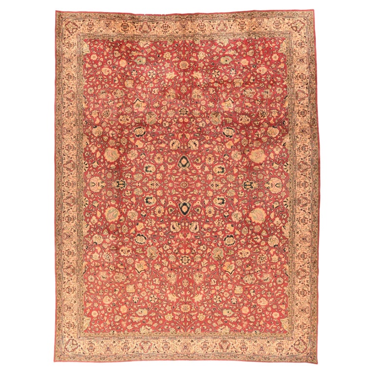 Vintage Tabriz Rug For Sale at 1stDibs