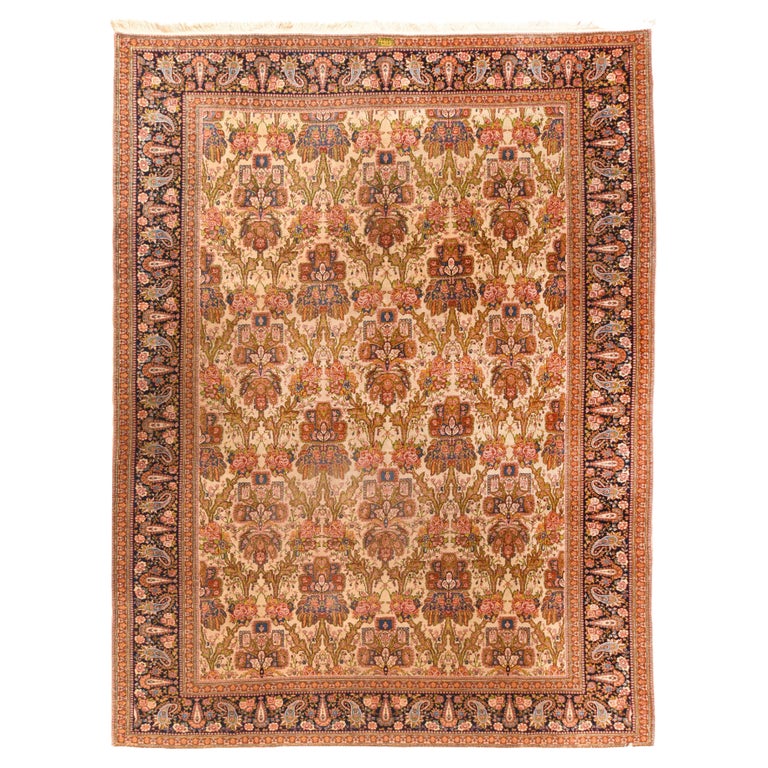 Vintage Tabriz Rug For Sale at 1stDibs