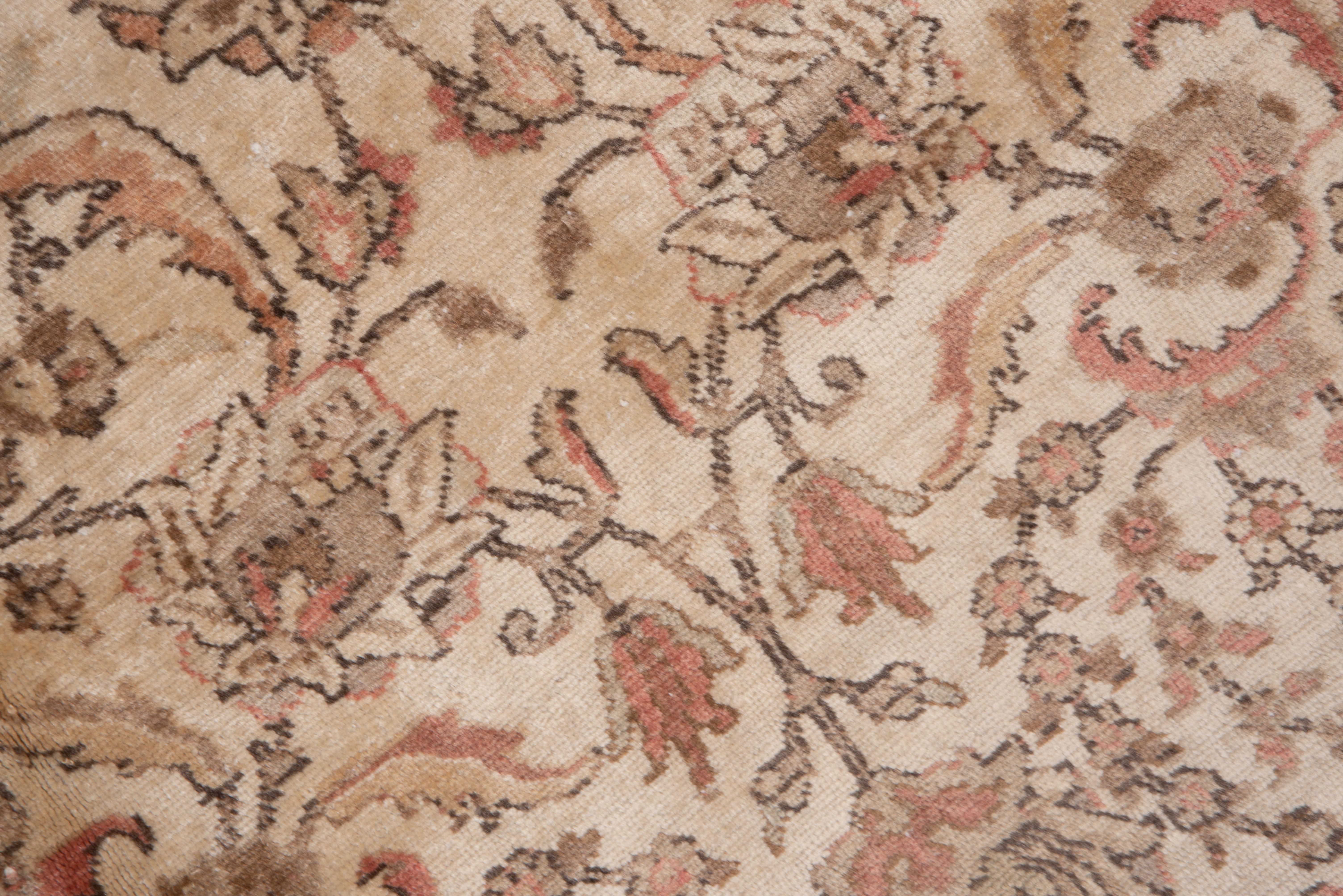 XX secolo Tappeto Tabriz d'epoca con motivo floreale a trifoglio in vendita