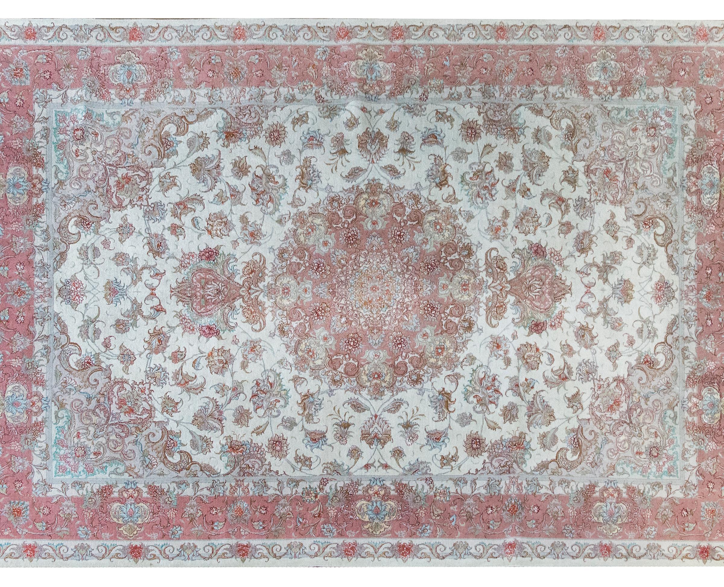 Persiano Tappeto Tabriz vintage in vendita