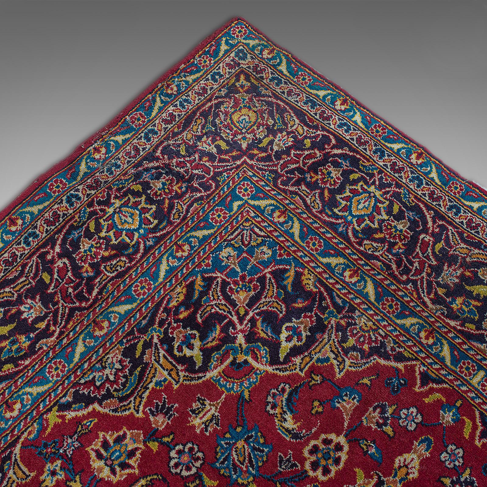 Vintage Tabriz Rug, North West Persian, Woven, Wool, Carpet, Hall, Lounge, Dozar For Sale 7