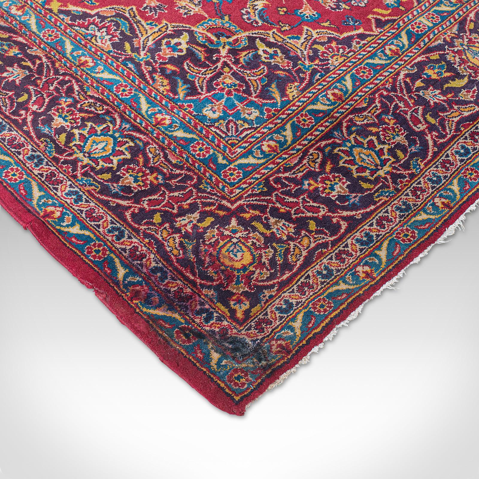 Tapis vintage de Tabriz, Perse du Nord-Ouest, Tissé, Laine, Tapis, Hall, Lounge, Dozar en vente 2