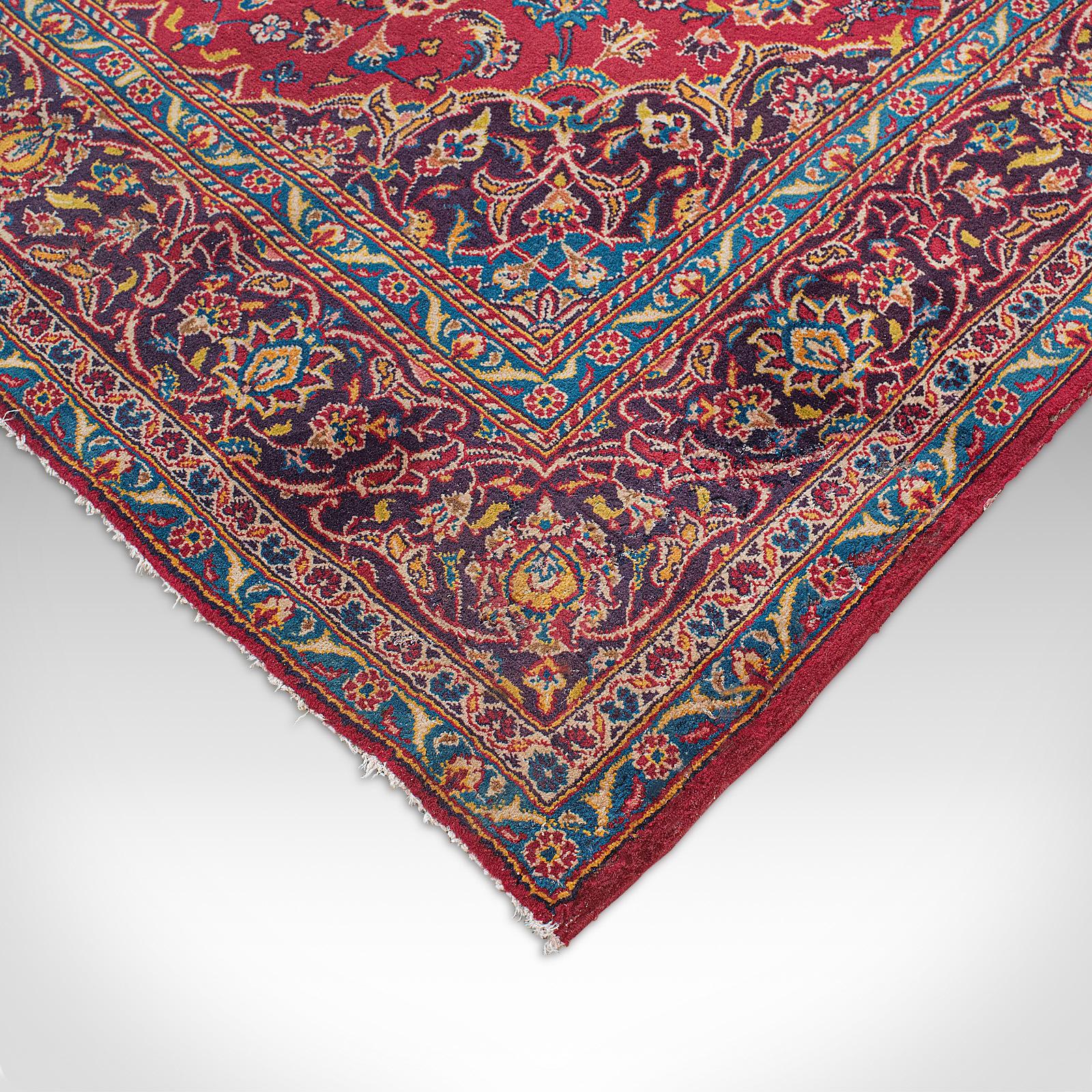 Vintage Tabriz Rug, North West Persian, Woven, Wool, Carpet, Hall, Lounge, Dozar For Sale 3