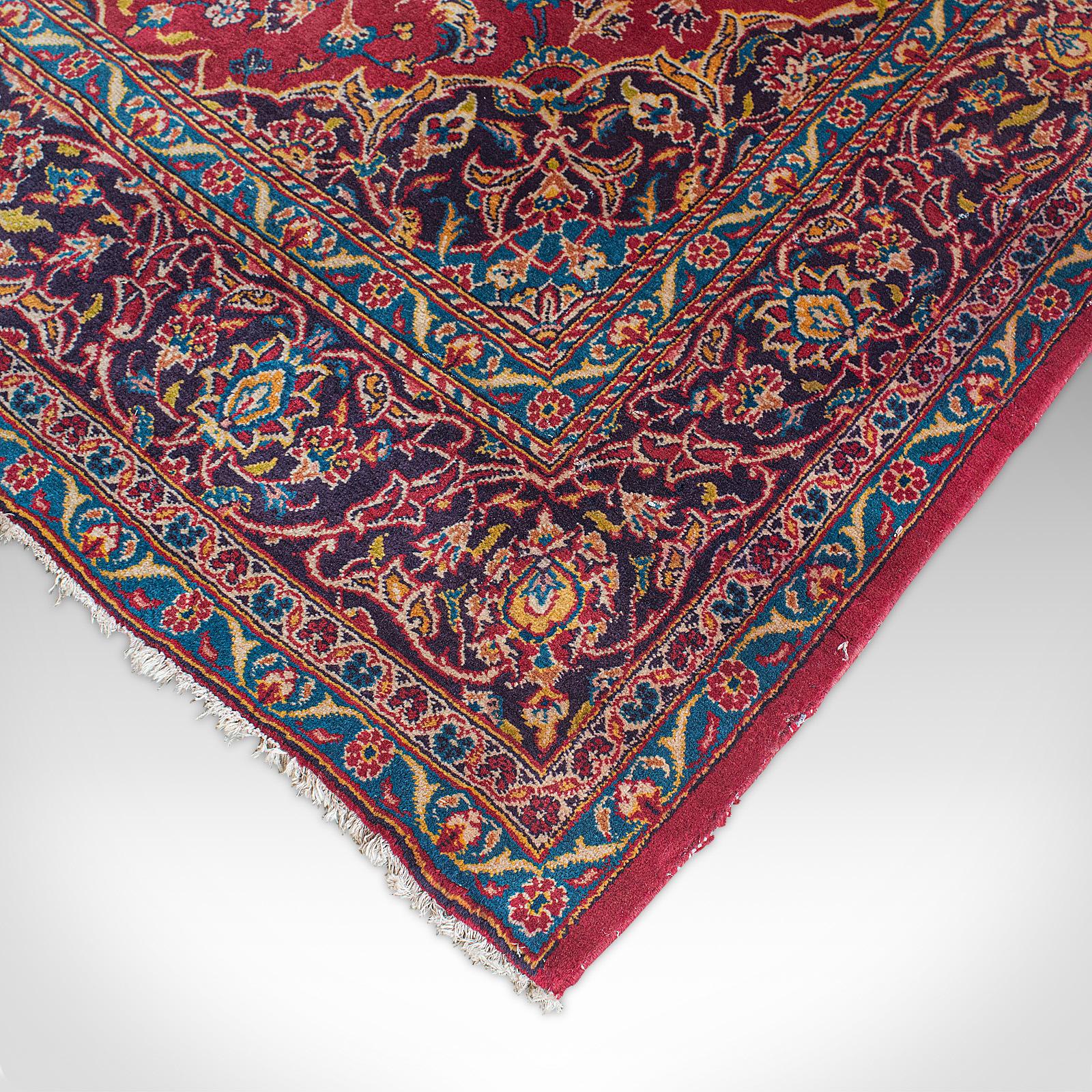 Vintage Tabriz Rug, North West Persian, Woven, Wool, Carpet, Hall, Lounge, Dozar For Sale 5