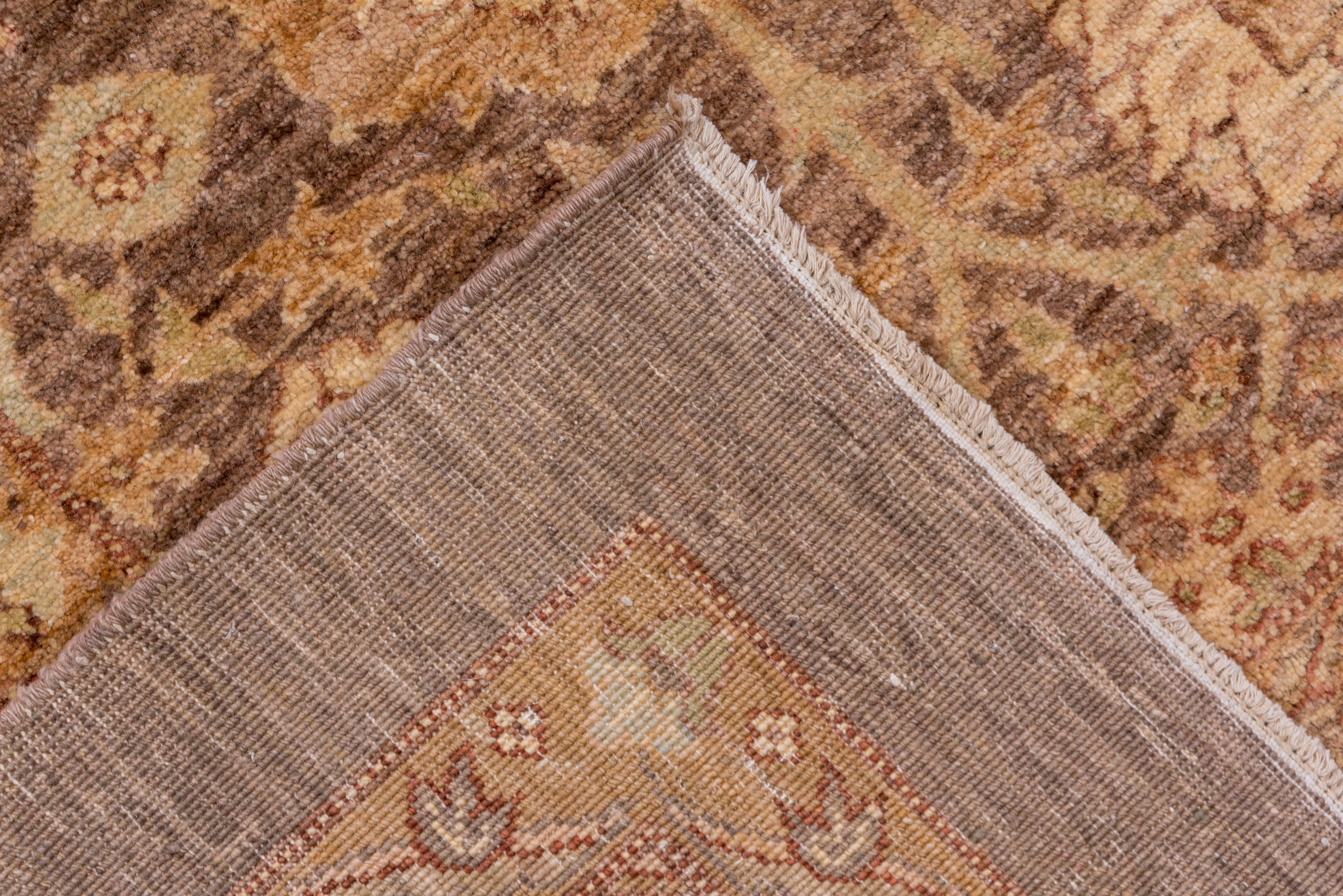 Vintage Tabriz Teppich Persisch Allover Herati Muster in Erdtönen (20. Jahrhundert) im Angebot