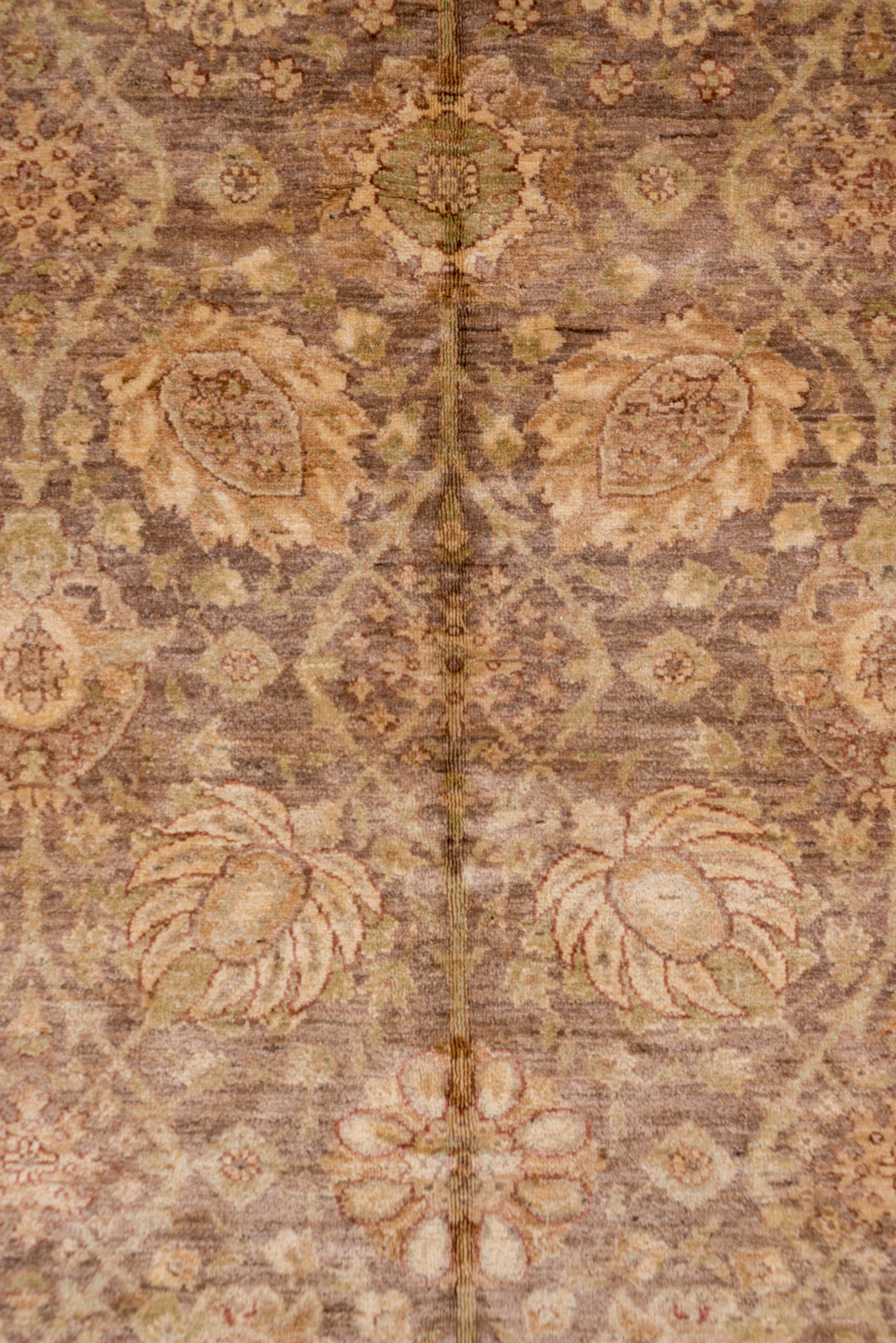 Vintage Tabriz Teppich Persisch Allover Herati Muster in Erdtönen im Angebot 2