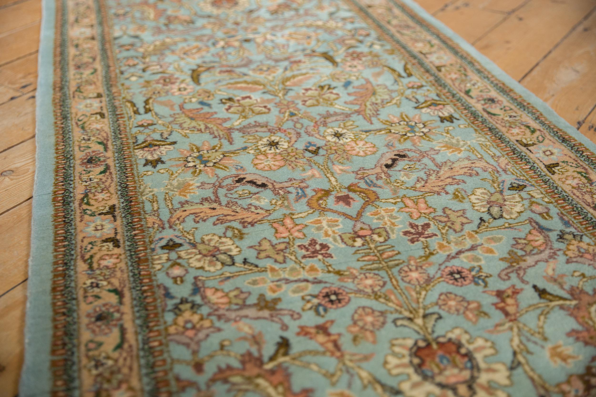 Vintage Tabriz Teppich Läufer (Handgeknüpft) im Angebot