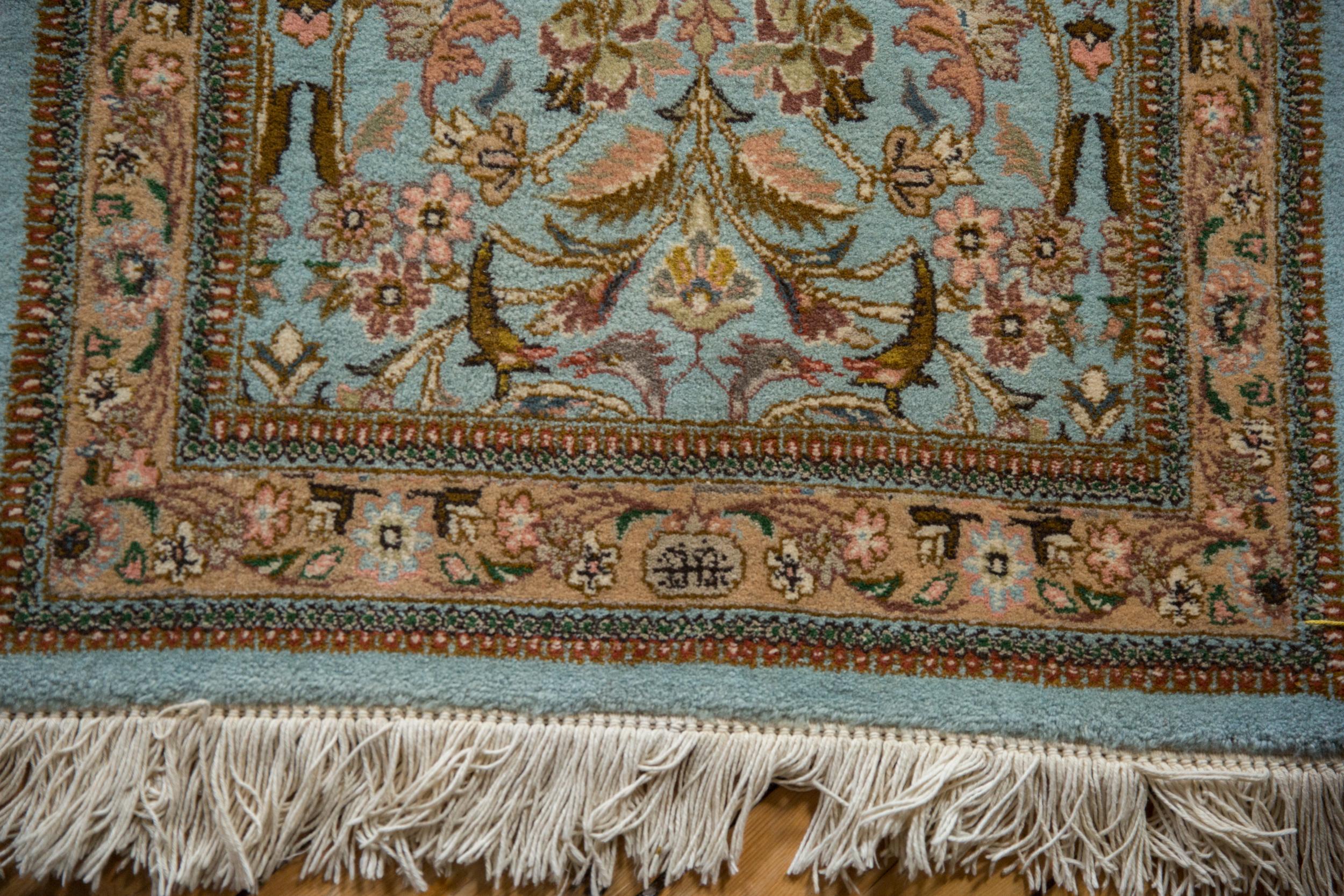 Vintage Tabriz Teppich Läufer im Angebot 1