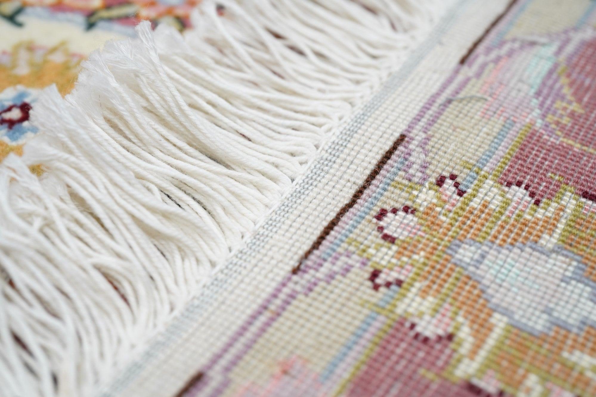 Runner Vintage Tabriz 2'5'' x 10'1'' in vendita 5