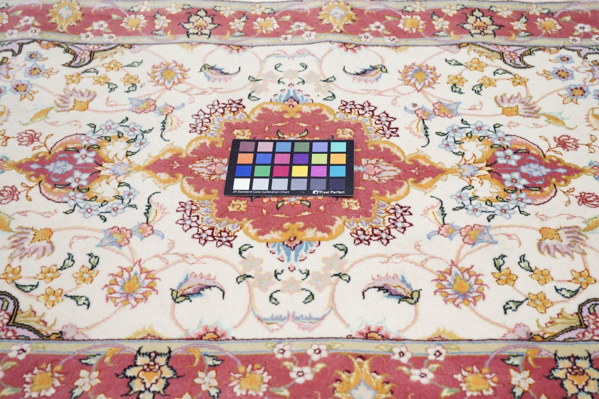 Runner Vintage Tabriz 2'5'' x 10'1'' in vendita 3
