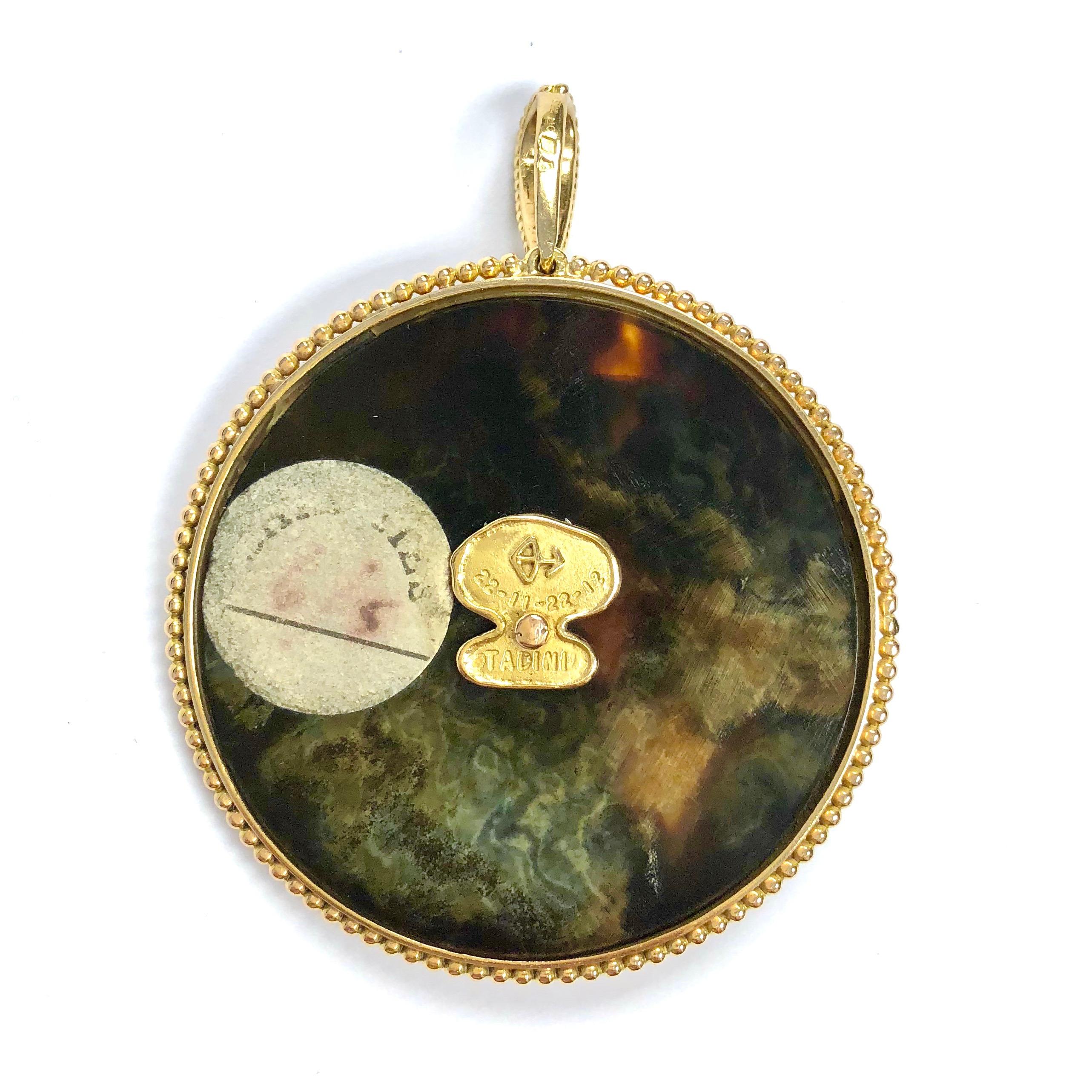 vintage sagittarius pendant