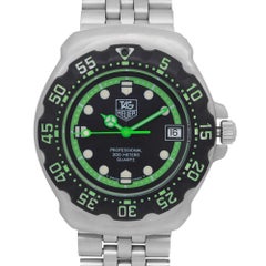 Vintage TAG Heuer F1 Series Steel Black Dial Quartz Unisex Watch 375.513