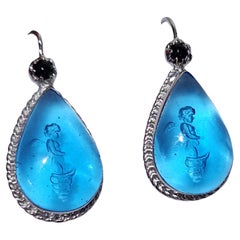 Vintage Tagliamonte Angel Gold Earring