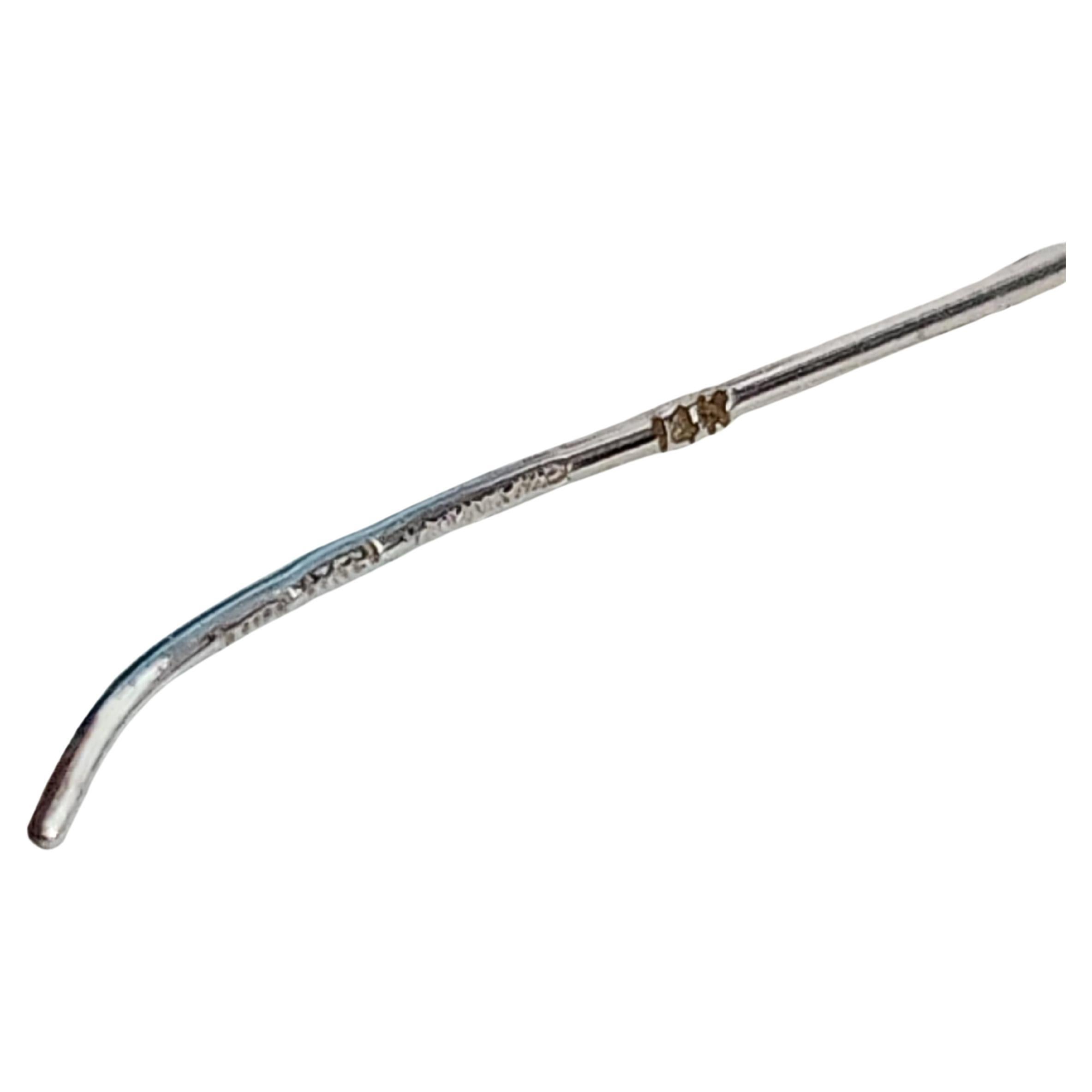 Vintage Tagliamonte Engel Gold-Ohrring Damen im Angebot