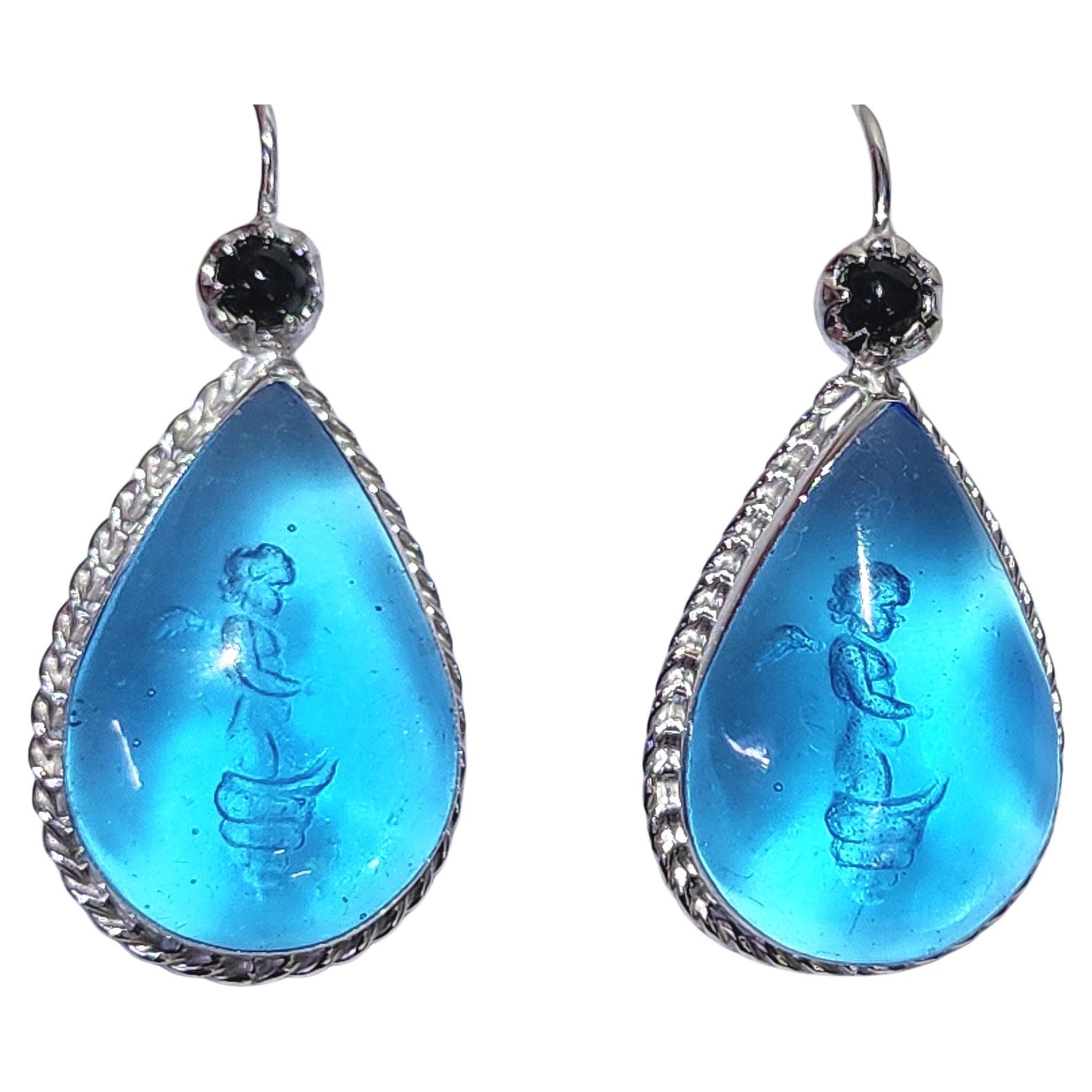 Vintage Tagliamonte Engel Gold-Ohrring