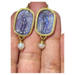 Vintage Italian Tagliamonte Gold Earring