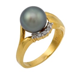 Black Pearl Cocktail Rings