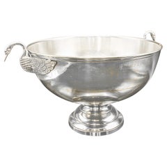 Vintage Taittinger Regatta Champagne Bath, French Magnum Bottle Cooler, Art Deco