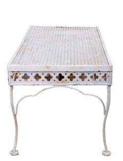 Vintage Taj Mahal Garden Patio Poolside Coffee Table by Salterini c. 1950’s