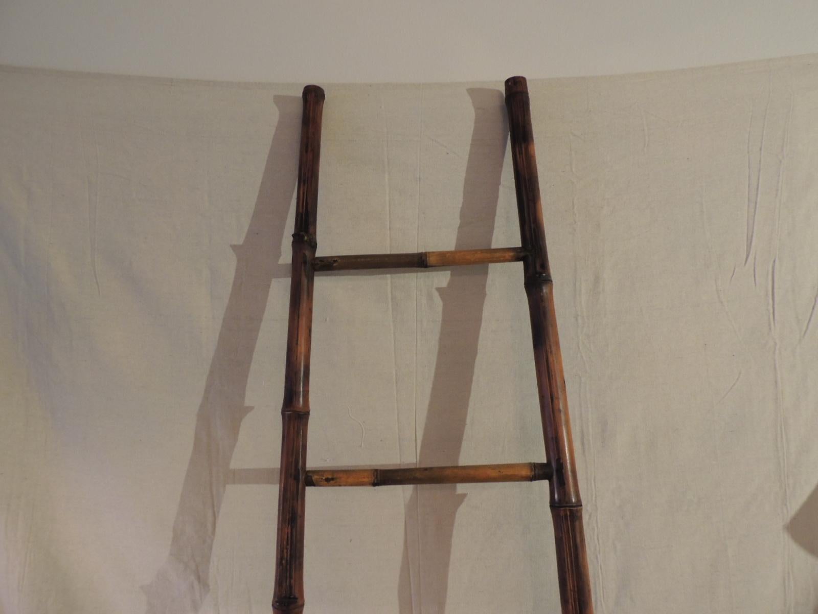 Vintage tall Asian bamboo ladder
Size: 17