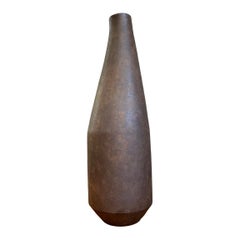 Vintage Tall Earthenware Vessel