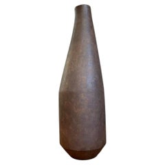 Vintage Tall Earthenware Vessel
