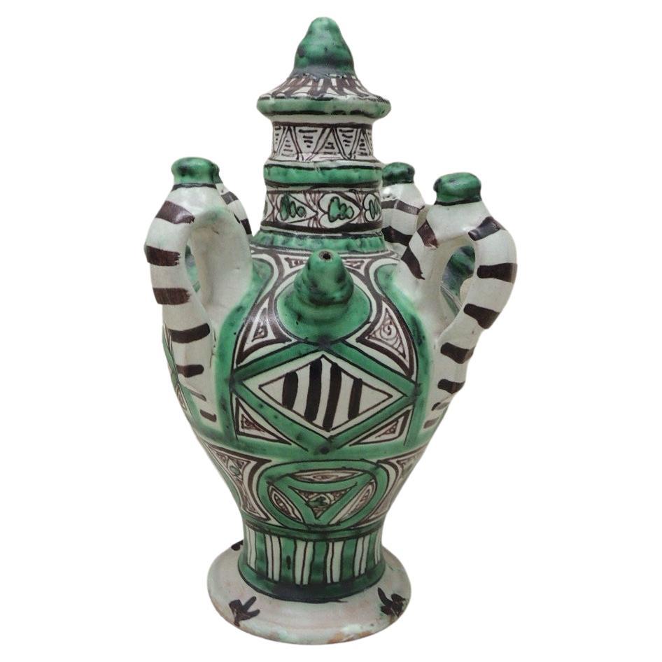 Vintage Blue and White Mexican Pottery Amphora at 1stDibs blue white