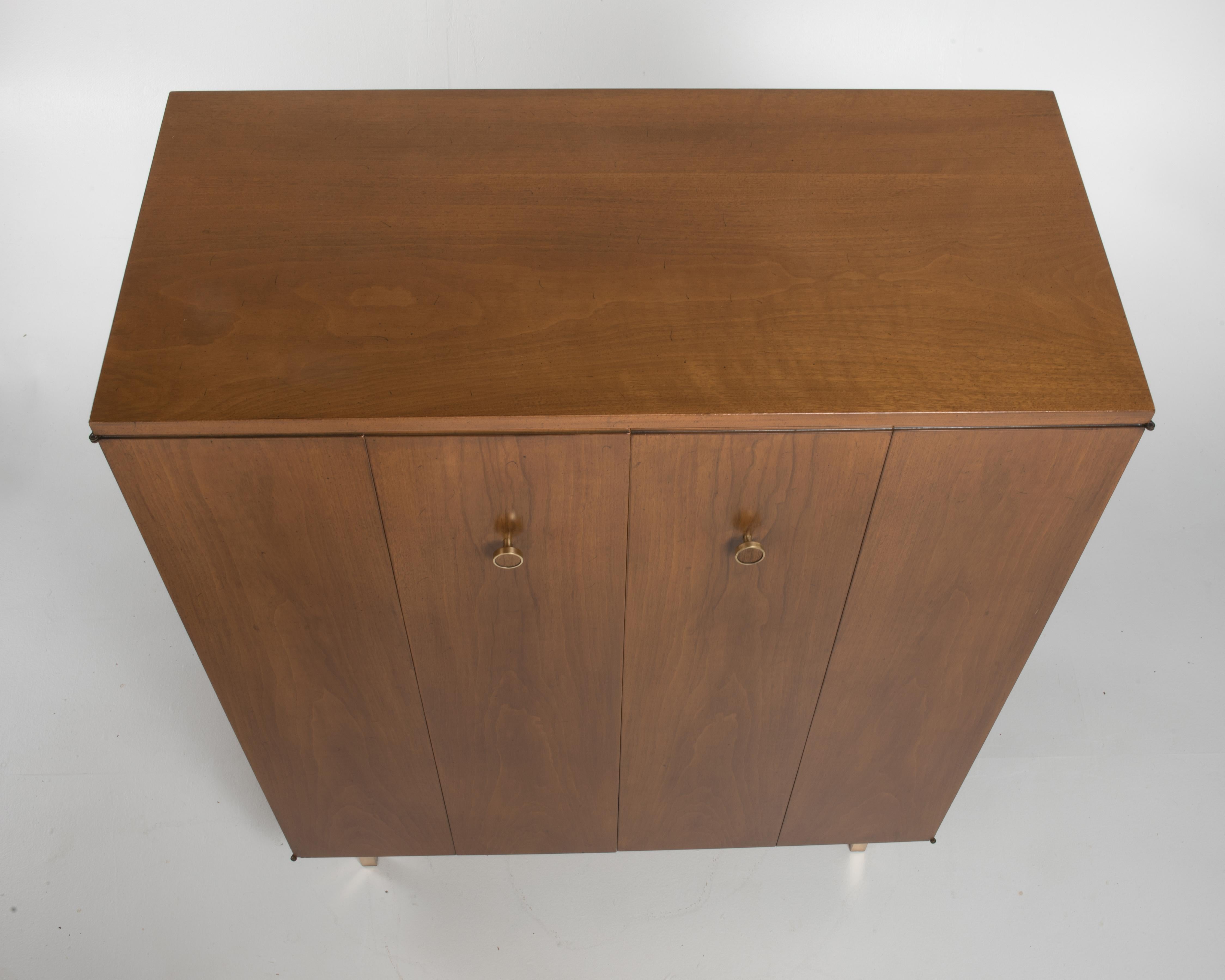 Vintage Tall Midcentury Men's Dresser Chest Johnson Furniture Paul Frankl 2