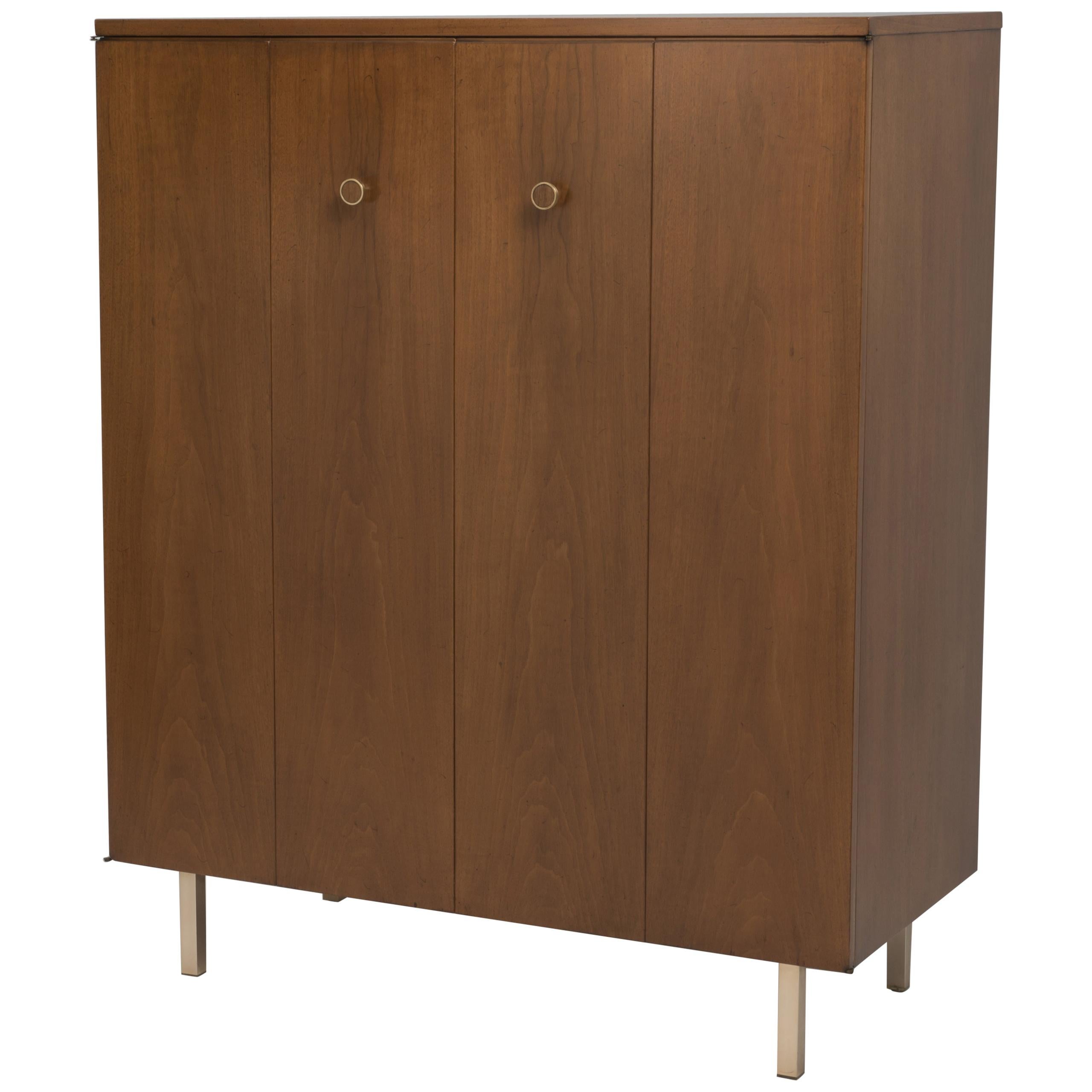 Vintage Tall Midcentury Men's Dresser Chest Johnson Furniture Paul Frankl
