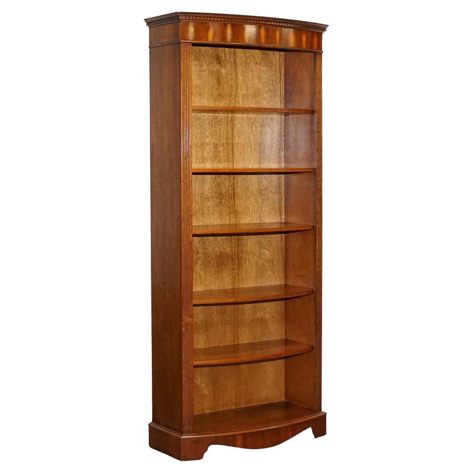 Rustic Distressed Pine Tall Open Bookcase Bookshelf For Sale at 1stDibs ...