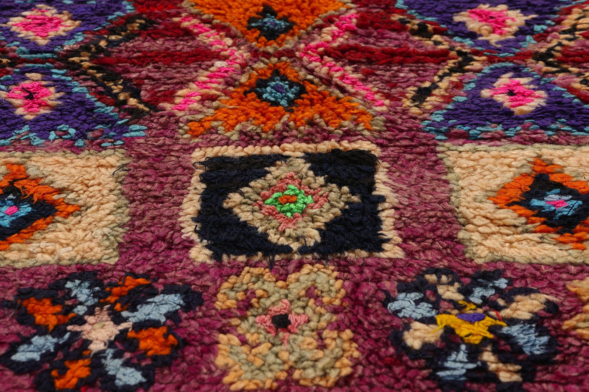 Talsint Marokkanischer Vintage-Teppich im Zustand „Gut“ im Angebot in Dallas, TX