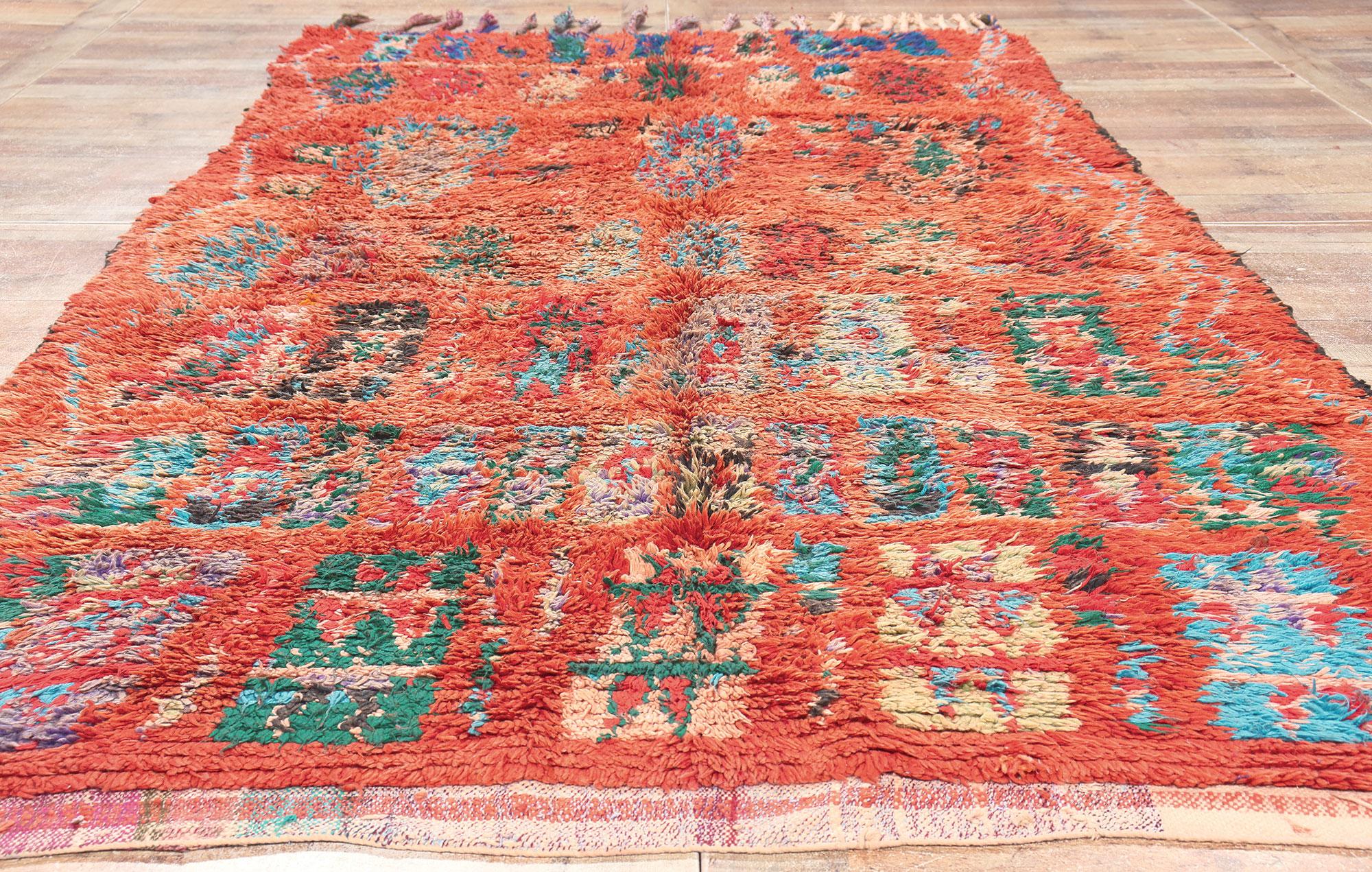 20th Century Vintage Talsint Moroccan Rug For Sale