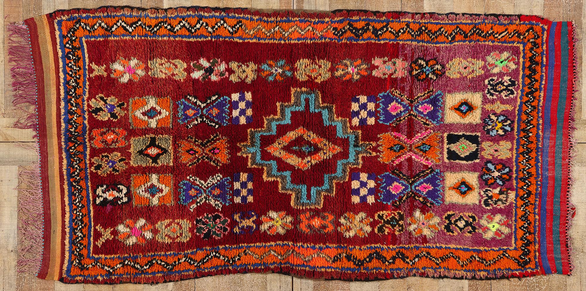 Talsint Marokkanischer Vintage-Teppich im Angebot 2
