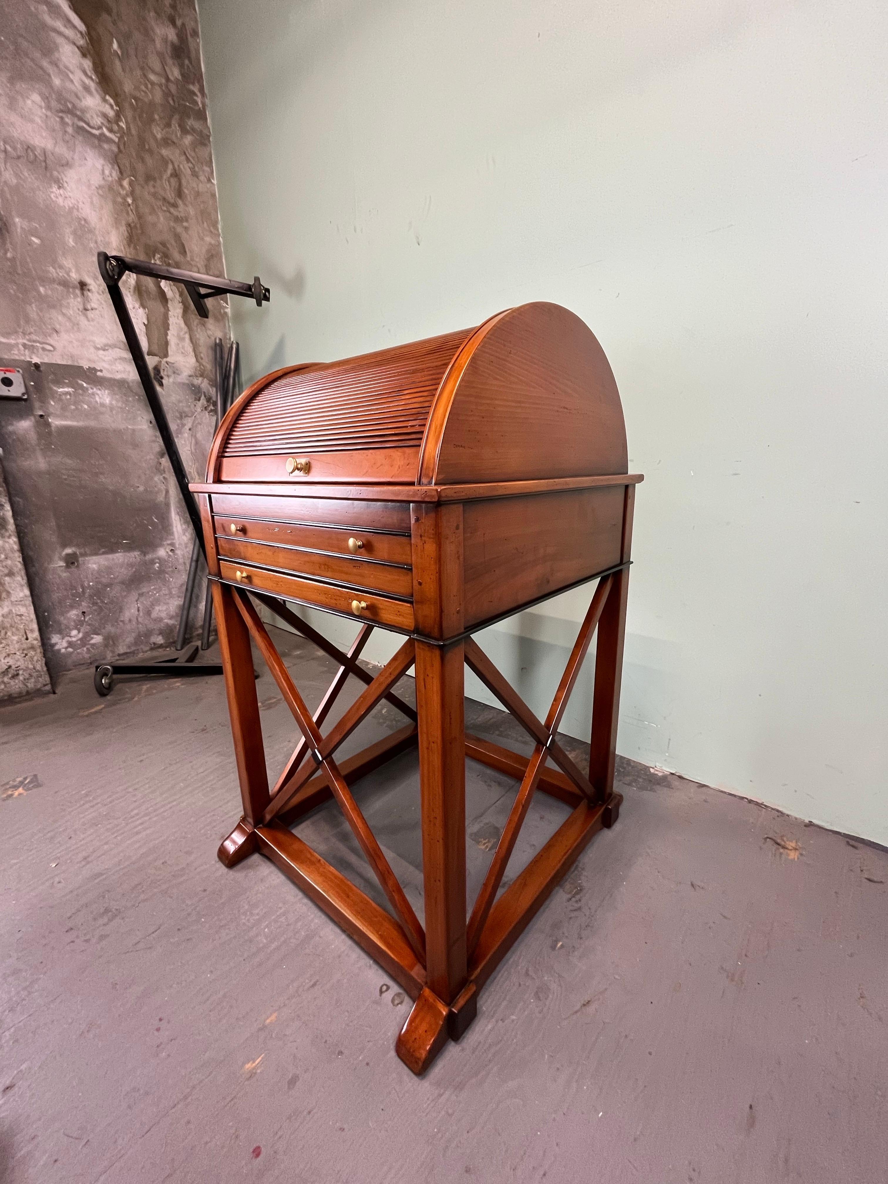 Armadio per liquori Tambour Rolle Bar d'epoca in vendita 4