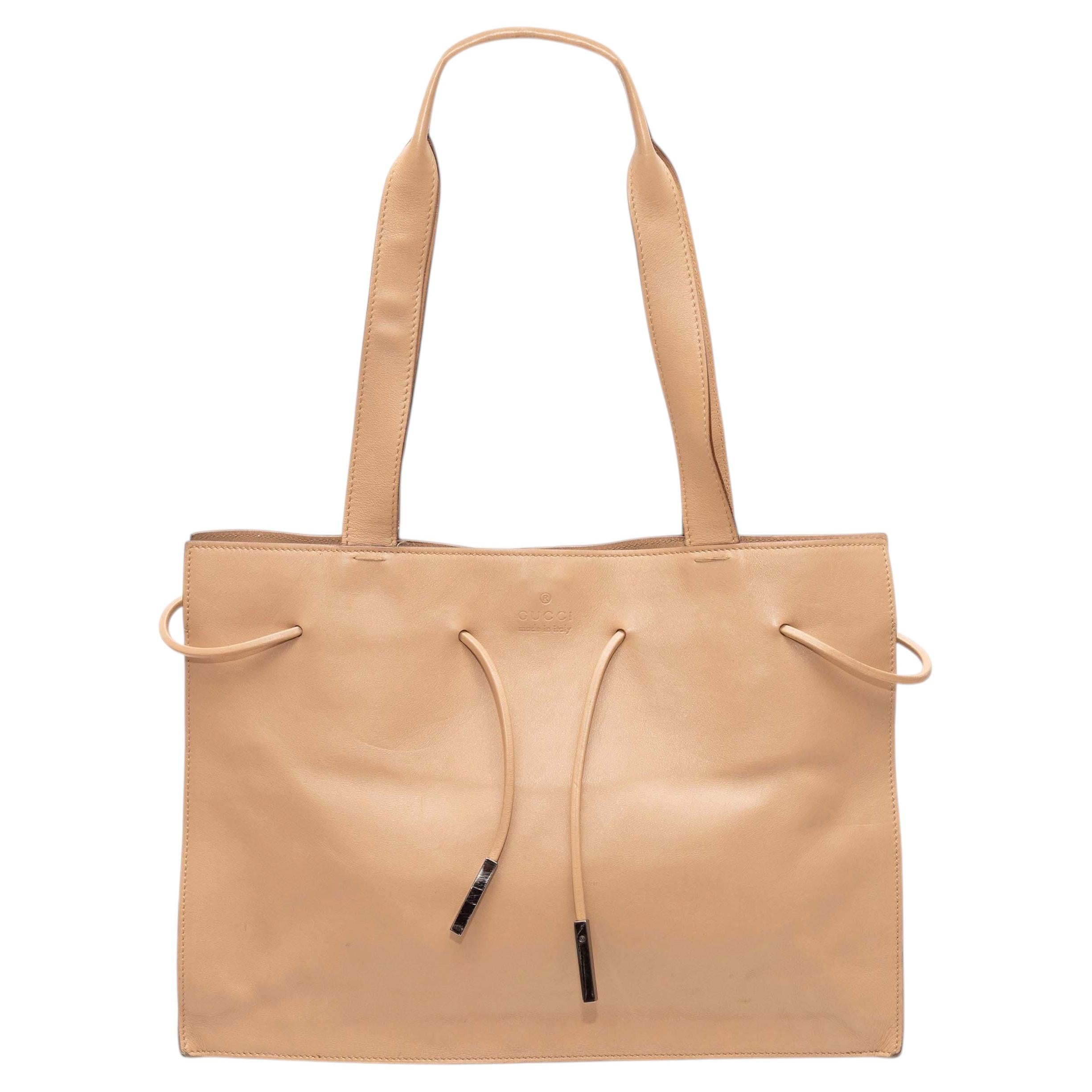 Bolso tote Balthus de Gucci en color beige vintage