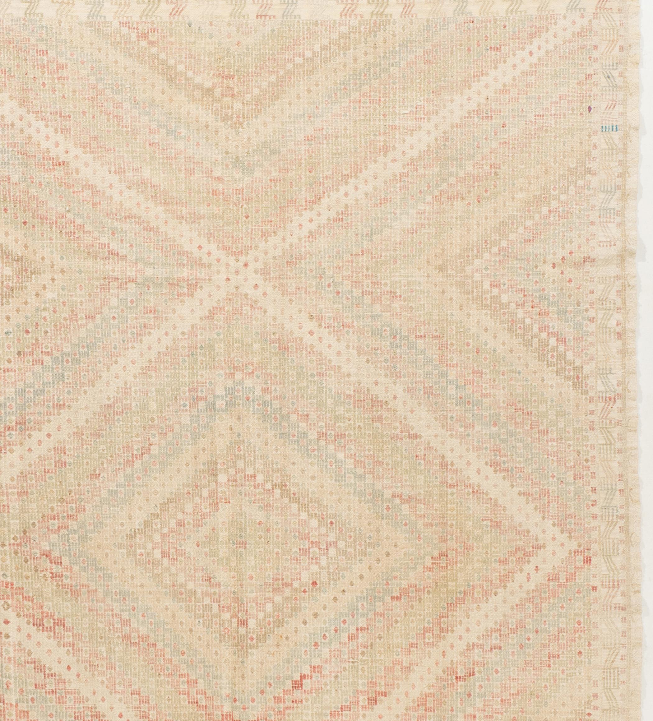 Tan Jajim Vintage Tan Jajim Teppich 6'7 X 10'4 im Angebot 1