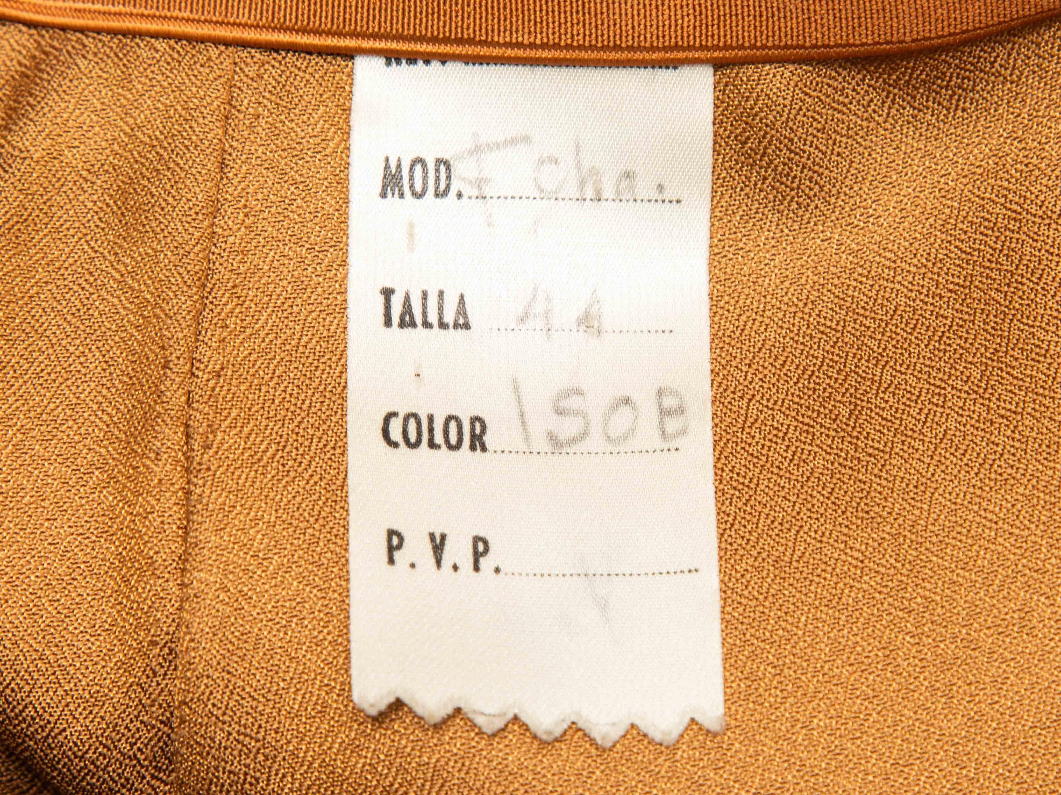 Gonna Loewe vintage con linea ad A in pelle scamosciata taglia EU 44 In condizioni buone in vendita a New York, NY