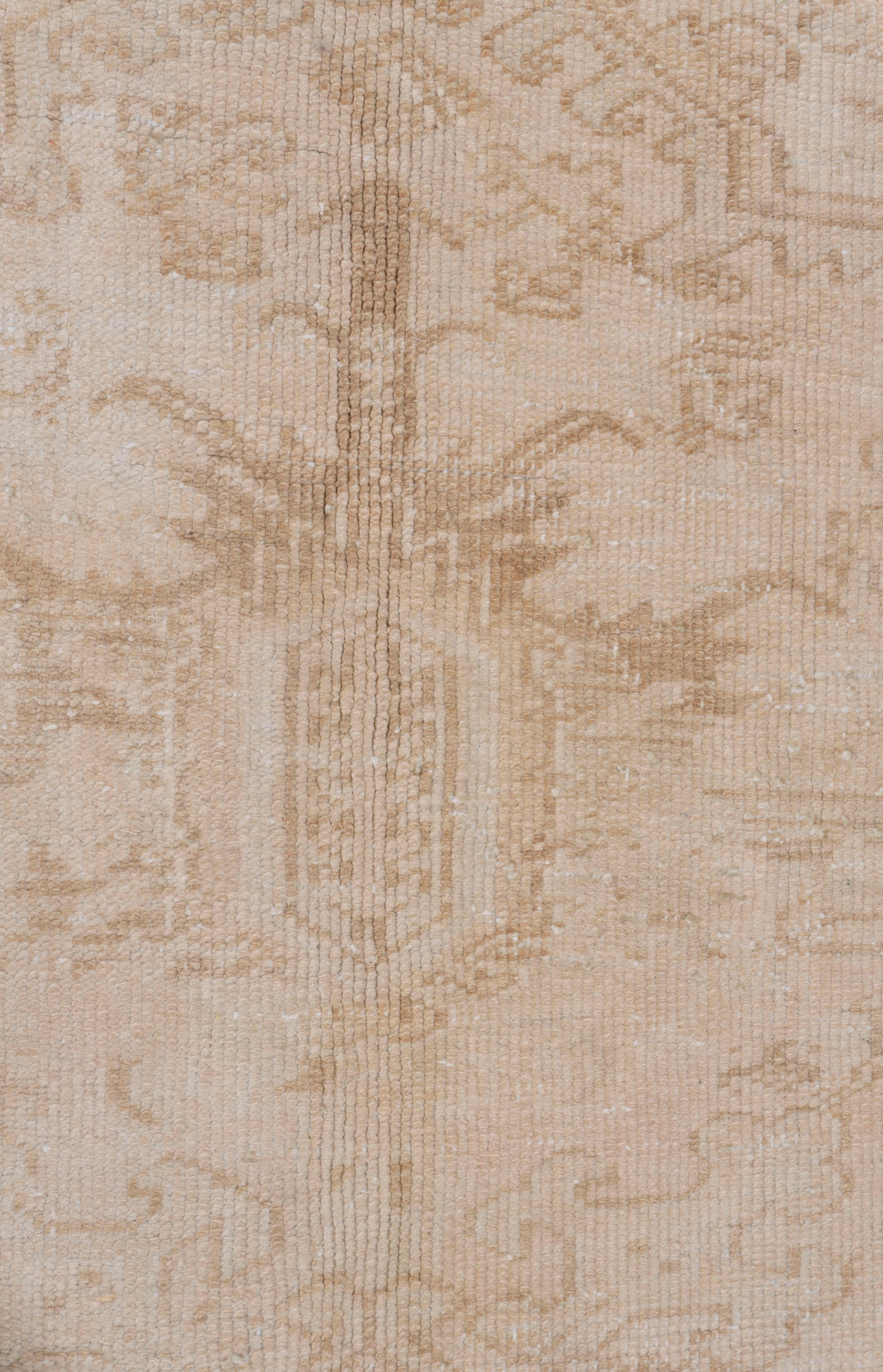 Vintage Tan Gedämpfter Persischer Heriz Teppich 10' X 12'5 (Wolle) im Angebot