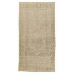 Tappeto vintage Tan Turkish Anatolian Area Rug