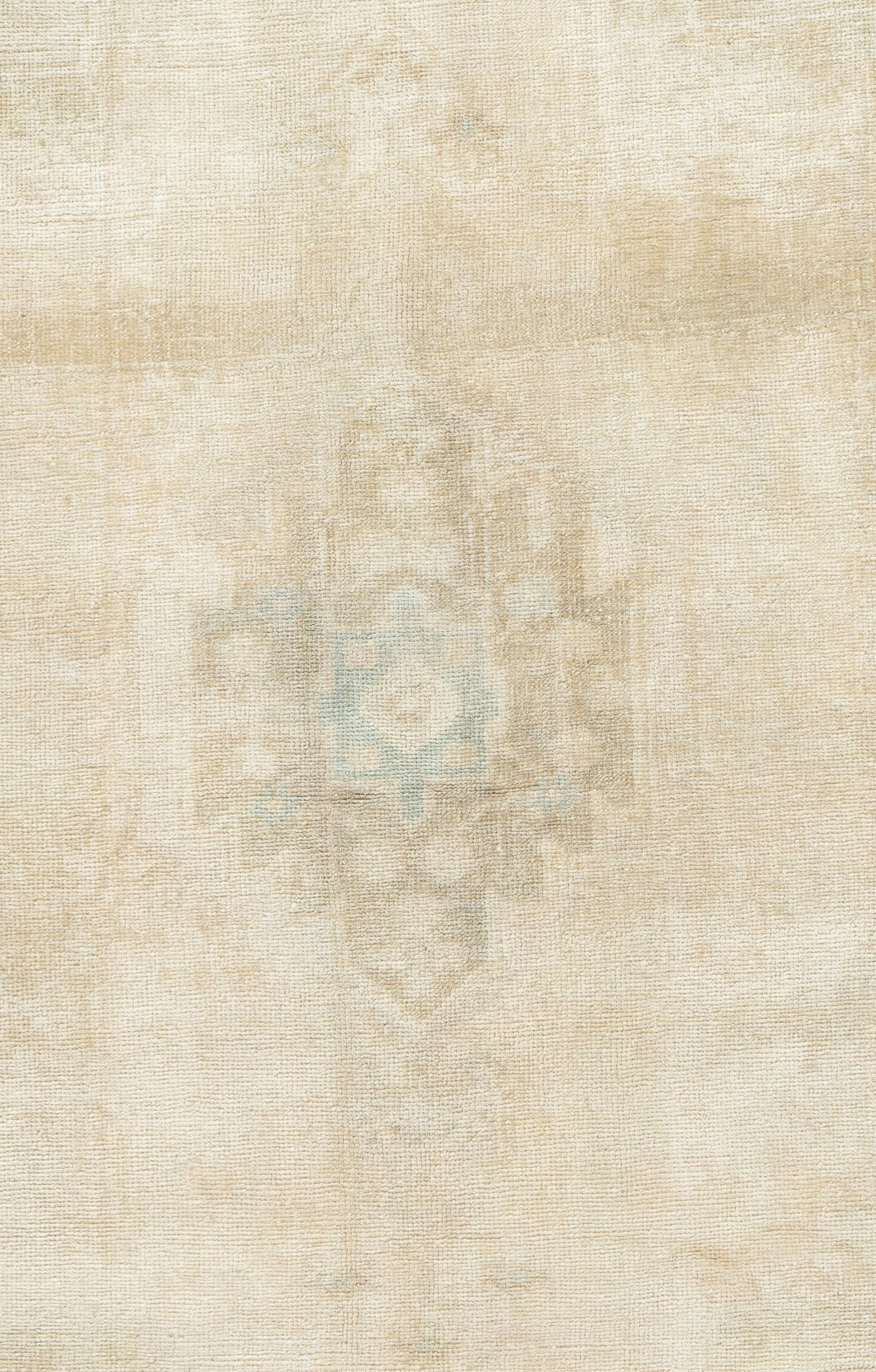 Turco Vintage Tan Oushak turco 3'9 X 6'6 in vendita