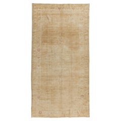 Alfombra Turca Oushak Vintage Tan 4'8 x 8'9