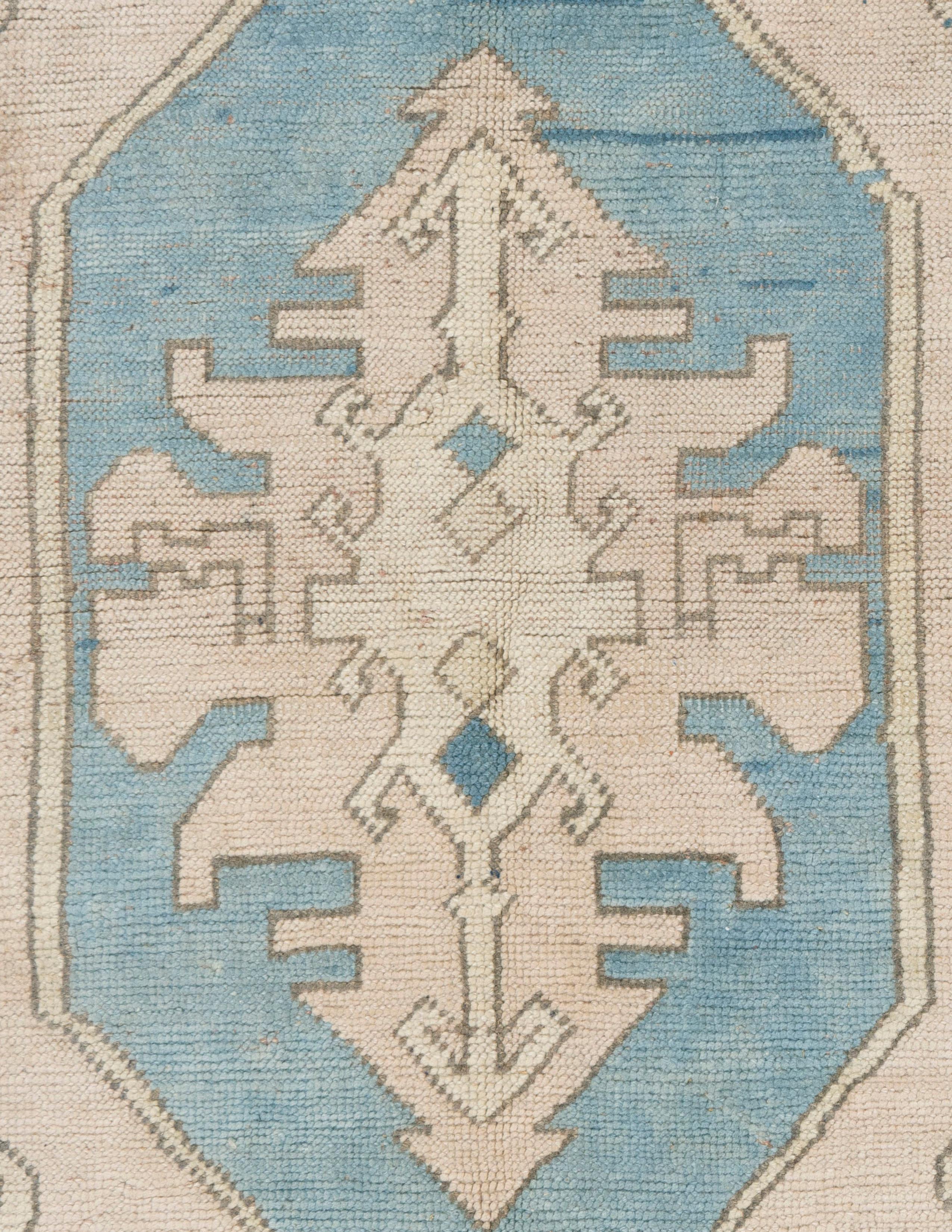 Vintage Tan Türkisch Oushak Teppich 7'5 X 10'4 im Angebot 3