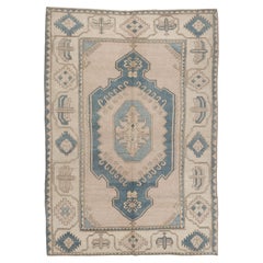 Tappeto vintage Tan Turkish Oushak 7'5 X 10'4