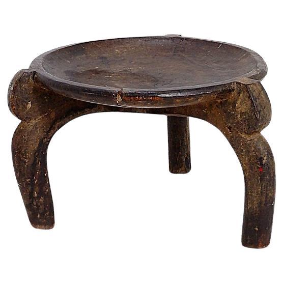 Taburete tanzano vintage, años 60 en venta