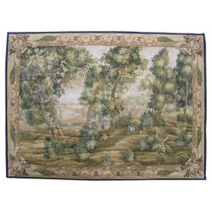 Vintage Tapestry Depicting a Hidden Forest 5'5" X3'6"