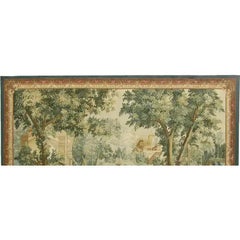 Vintage Tapestry Depicting a Hidden Garden 7.5X5
